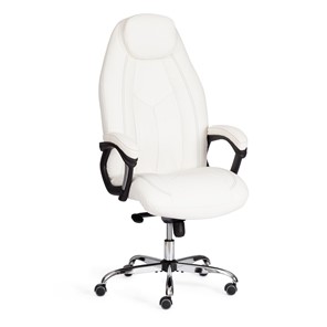 Кресло BOSS Lux, кож/зам, белый, арт.21152 в Туле