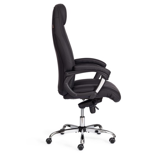 Кресло компьютерное BOSS Lux, кож/зам, черный, арт.21151 в Туле - изображение 1