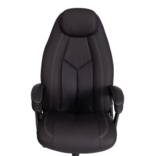Кресло компьютерное BOSS Lux, кож/зам, черный, арт.21151 в Туле - изображение 6