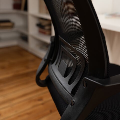 Компьютерное кресло Brabix Fly MG-396 (с подлокотниками, сетка, черное) 532083 в Туле - изображение 15