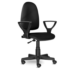 Кресло компьютерное Brabix Prestige Ergo MG-311 (регулируемая эргономичная спинка, кожзам, черное) 531877 в Туле