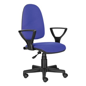 Офисное кресло Brabix Prestige Ergo MG-311 (регулируемая эргономичная спинка, ткань, черно-синее) 531876 в Туле