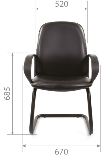 Кресло CHAIRMAN 279V экокожа черная в Туле - изображение 4