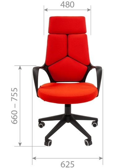 Офисное кресло CHAIRMAN 525, серое в Туле - изображение 1