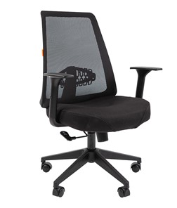 Компьютерное кресло CHAIRMAN 535 LT Сетчатый акрил черный / Полиэстер черный в Туле