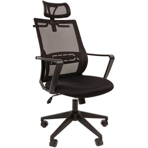 Офисное кресло CHAIRMAN 545 сетка/ткань черный в Туле