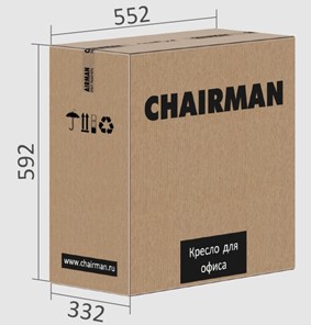 Кресло офисное CHAIRMAN 651 ЭКО черное в Туле - предосмотр 4