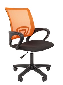 Офисное кресло CHAIRMAN 696 black LT, оранжевый в Туле