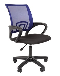 Офисное кресло CHAIRMAN 696 black LT, синий в Туле