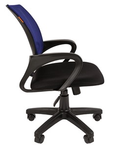 Кресло компьютерное CHAIRMAN 696 black Сетчатый акрил DW61 синий в Туле - предосмотр 2