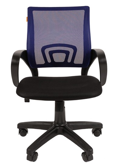 Кресло компьютерное CHAIRMAN 696 black Сетчатый акрил DW61 синий в Туле - изображение 1