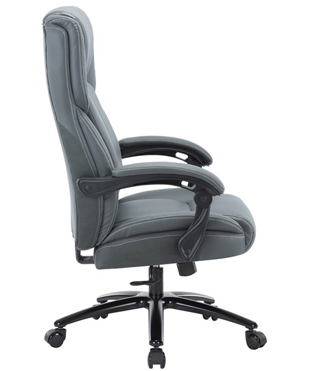 Офисное кресло CHAIRMAN CH415 эко кожа серая в Туле - изображение 2