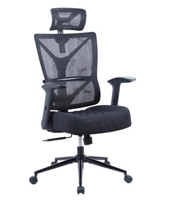 Кресло офисное CHAIRMAN CH566 сетчатый акрил черный / полиэстер черный в Туле