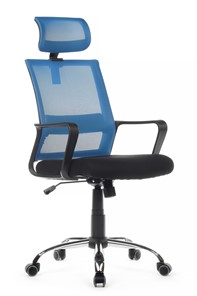 Кресло компьютерное RCH 1029HB, черный/синий в Туле