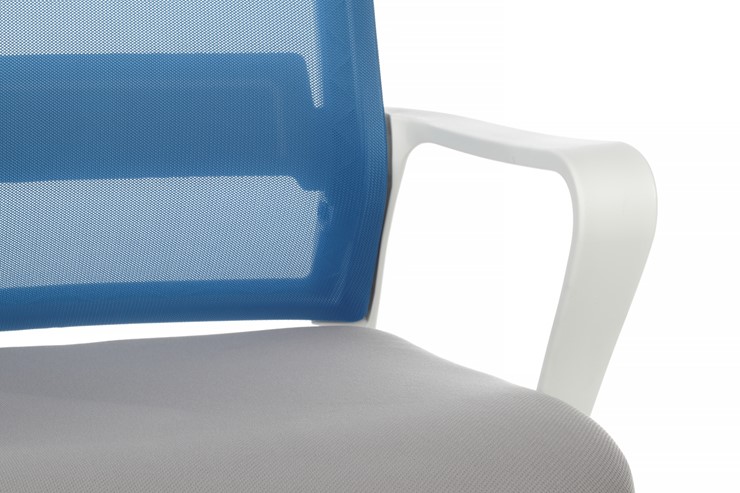 Кресло компьютерное RCH 1029MW, серый/синий в Туле - изображение 5