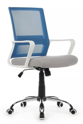Кресло компьютерное RCH 1029MW, серый/синий в Туле - изображение