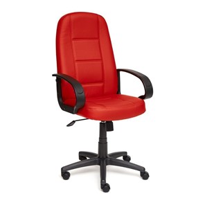 Кресло офисное СН747 кож/зам, красный, арт.7707 в Туле