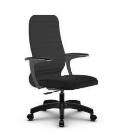 Офисное кресло SU-CU160-10P PL темно-серый/черный в Туле