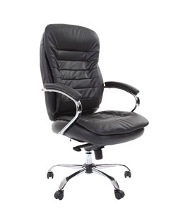 Офисное кресло CHAIRMAN 795 кожа, цвет черный в Туле