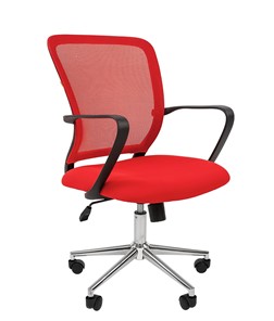 Офисное кресло CHAIRMAN 698 CHROME new Сетка TW-69 (красный) в Туле