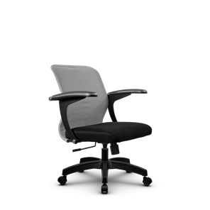 Офисное кресло SU-M-4/подл.160/осн.001, Светло-серый/Черный в Туле