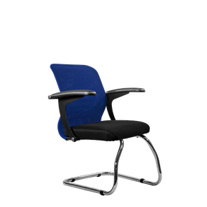 Офисный стул SU-M-4/подл.160/осн.007, Синий/Черный в Туле