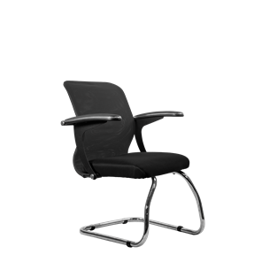 Офисный стул SU-M-4/подл.160/осн.007, Темно-серый/Черный в Туле