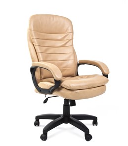 Офисное кресло CHAIRMAN 795 LT, экокожа, цвет бежевый в Туле