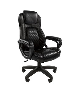 Офисное кресло CHAIRMAN 432, экокожа, цвет черный в Туле