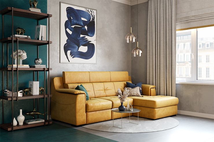 Угловой диван Бруклин с оттоманкой в Туле - изображение 8