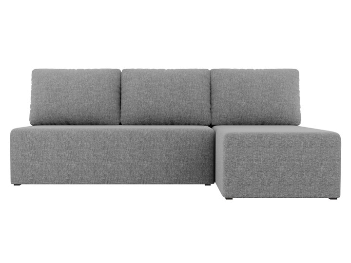 Угловой раскладной диван Поло, Серый (рогожка) в Туле - изображение 1