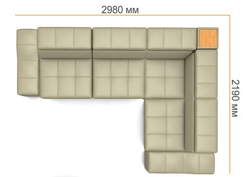 Угловой диван N-0-M ДУ (П1+ПС+УС+Д2+П1) в Туле - изображение 4