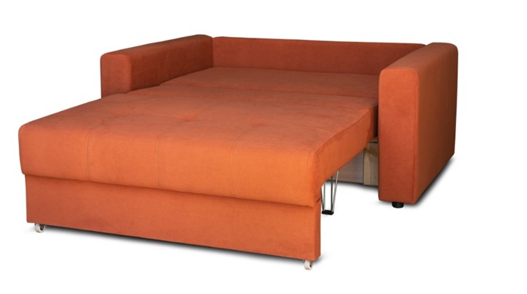 Прямой диван Комфорт 7 1400 ППУ+ЛАТЫ, широкий подлокотник в Туле - изображение 1