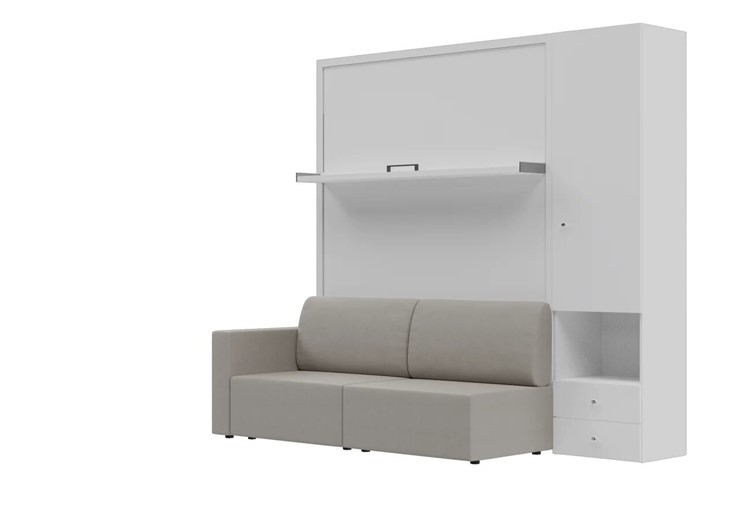 Диван Кровать-трансформер Smart (КД 1400+ШП), шкаф правый, левый подлокотник в Туле - изображение 2
