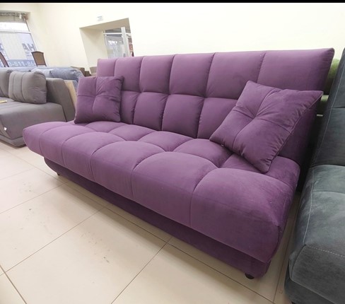 Прямой диван Лора Веста 2 ПРБЛ 1Valetta 25 велюр в Туле - изображение