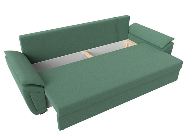 Прямой диван Нэстор Лайт, Амур зеленый (рогожка) в Туле - изображение 1