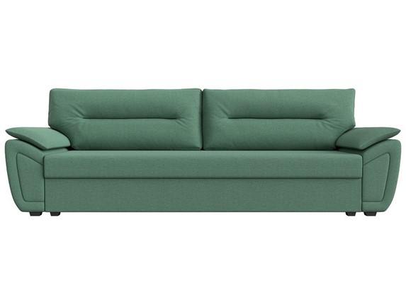 Прямой диван Нэстор Лайт, Амур зеленый (рогожка) в Туле - изображение