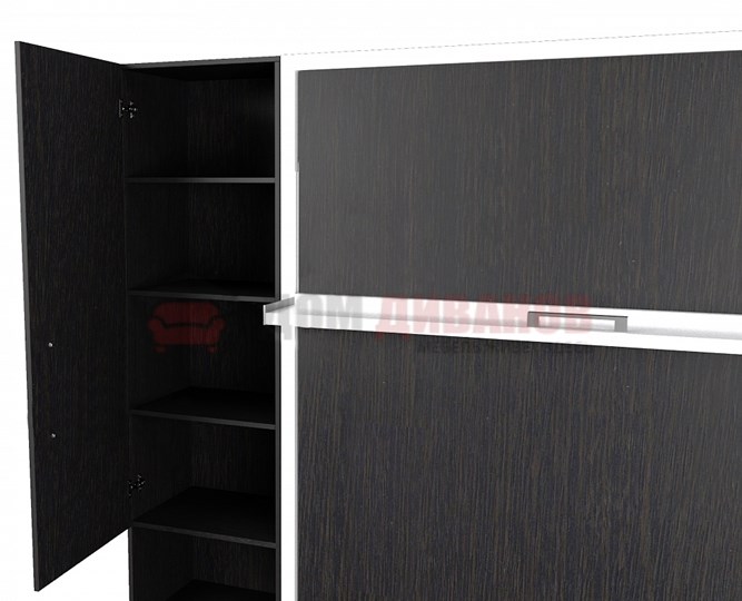 Диван Кровать-трансформер Smart (ШЛ+КД 1400+ШП), 2 шкафа, без подлокотников в Туле - изображение 2