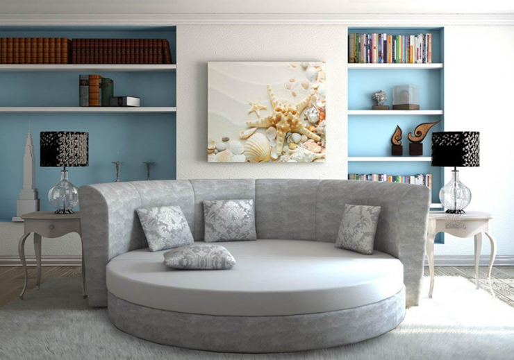 Круглый диван-кровать Смайл в Туле - изображение 5
