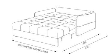 Прямой диван Токио 2 130 (ППУ) в Туле - предосмотр 8
