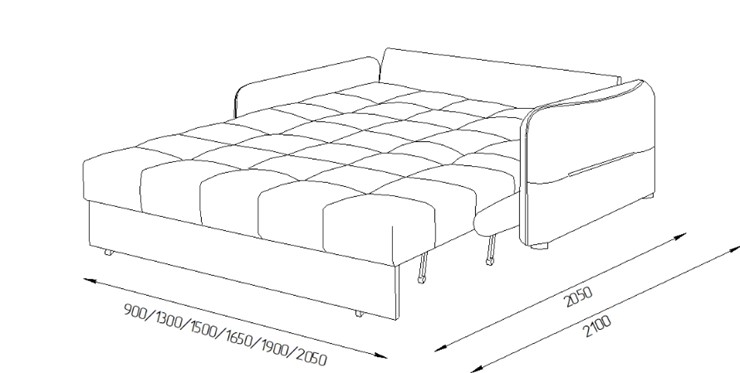 Прямой диван Токио 2 130 (ППУ) в Туле - изображение 8