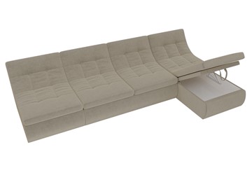 Большой модульный диван Холидей, Бежевый (микровельвет) в Туле - предосмотр 7