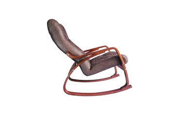 Кресло-качалка Гранд, замша шоколад в Туле - предосмотр 1