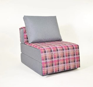 Бескаркасное кресло-кровать Харви, серый - квадро в Туле