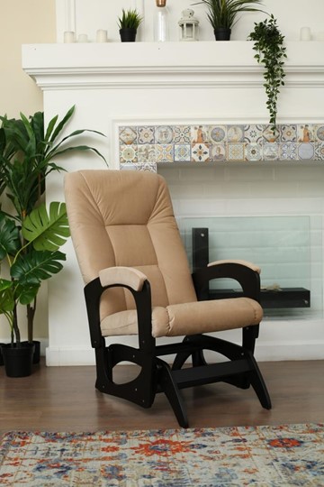 Кресло-качалка Леон маятниковая, ткань AMIGo песок 29-Т-П в Туле - изображение 3