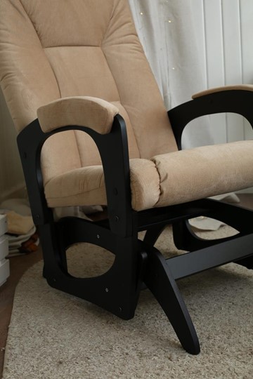 Кресло-качалка Леон маятниковая, ткань AMIGo песок 29-Т-П в Туле - изображение 8