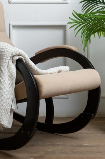 Кресло-качалка в гостиную Корсика, ткань Amigo Beige 34-Т-AB в Туле - изображение 6