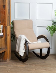 Кресло-качалка в гостиную Корсика, ткань Amigo Beige 34-Т-AB в Туле - предосмотр 7