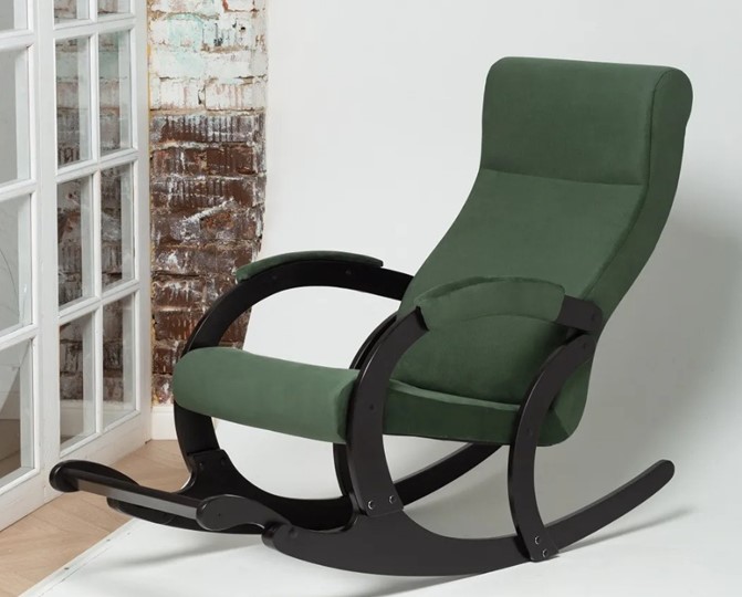 Кресло-качалка в гостиную Марсель, ткань Amigo Green 33-Т-AG в Туле - изображение 3