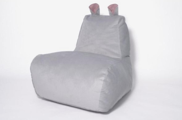 Кресло-мешок Бегемот серый в Туле - изображение